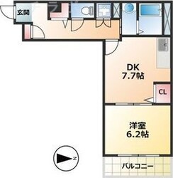 御器所駅 徒歩5分 2階の物件間取画像